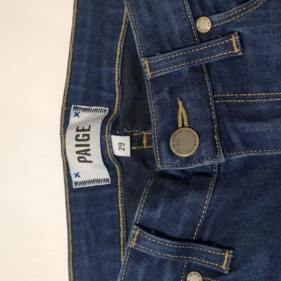 Paige Verdugo Ankle Blue Wash Jeans women size 29 - Picture 3 of 14
